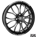 Heathen Wheel 4/156 Machine Finish 4+3
